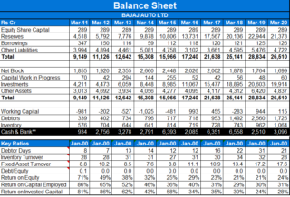 Balance Sheet - Safal Niveshak Stock Analysis Spreadsheet