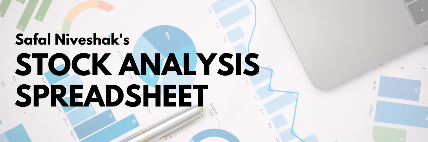 Stock Analysis Spreadsheet - Purchase Page - Safal Niveshak